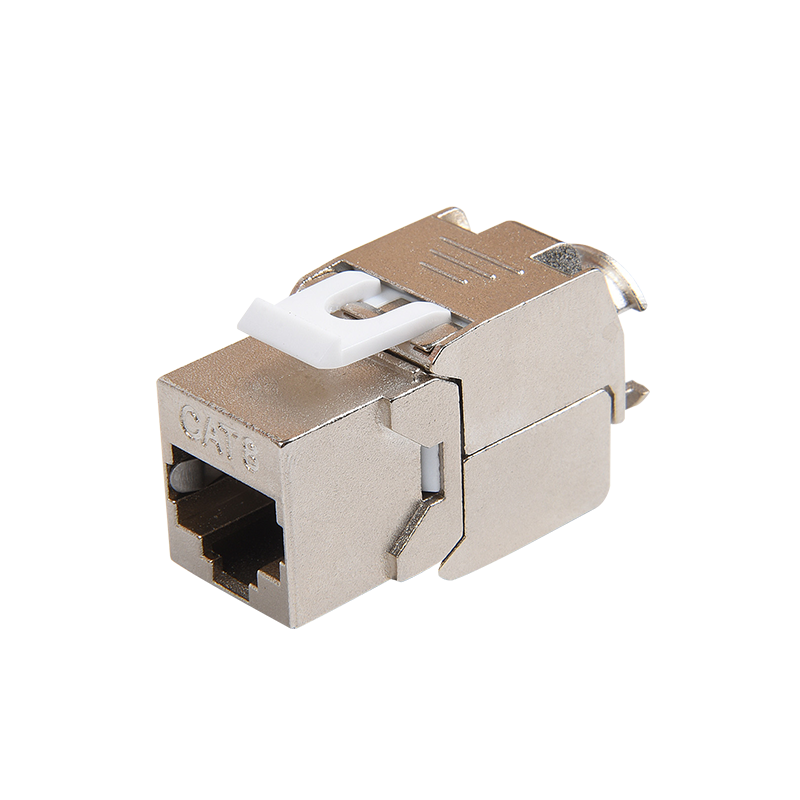 SMT-1061T8C8-FTP 180 Grad abgeschirmt Cat8 Toolless Keystone Jack