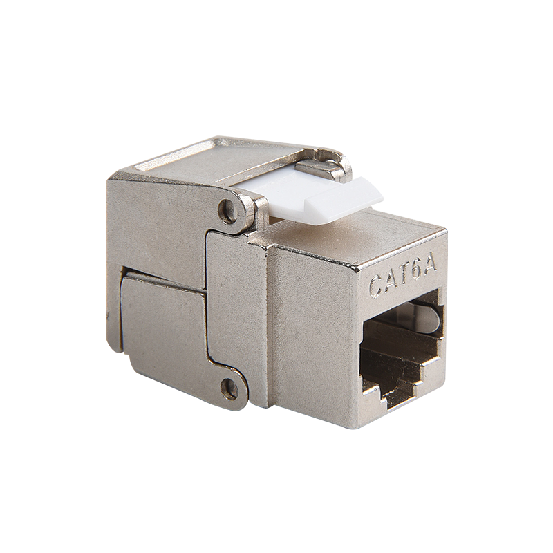 SMT-1049T8C6A-FFTP 180 Grad abgeschirmt Cat6a Toolless Keystone Jack