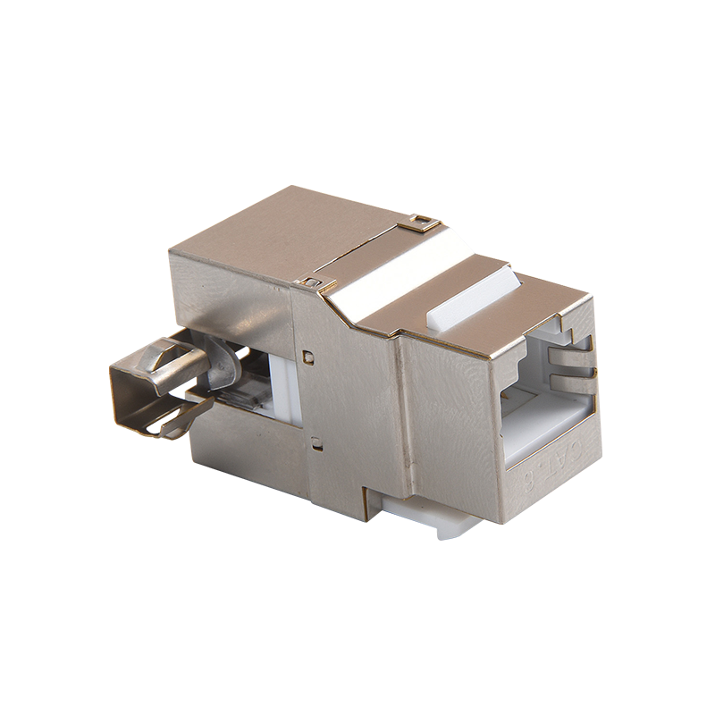 SMT-1016D8C6-FTP 180 Grad abgeschirmt Cat6a Keystone Jack 110 & Krone IDC