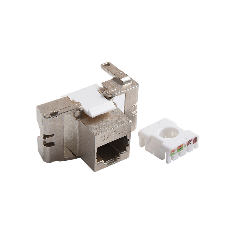 SMT-1038T8C6A-FFTP 180 Grad abgeschirmt Toolless Keystone Jack Short Body